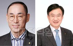 (왼쪽부터) 박종춘·한형구 신임 부행장보 (광주은행 제공)